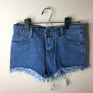 High Waisted Jean Shorts